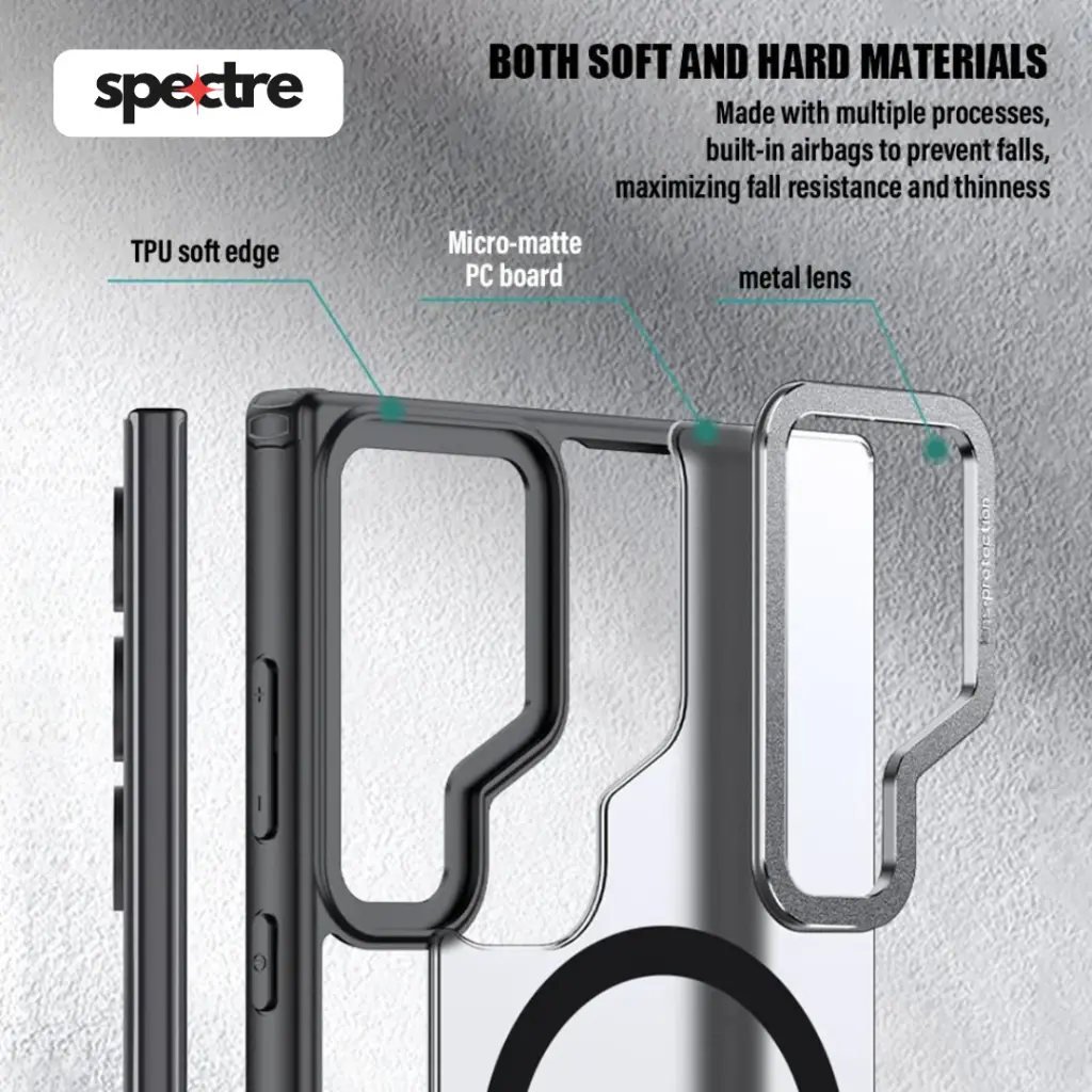 Stealth Case For S24 Ultra (Natural Titanium)