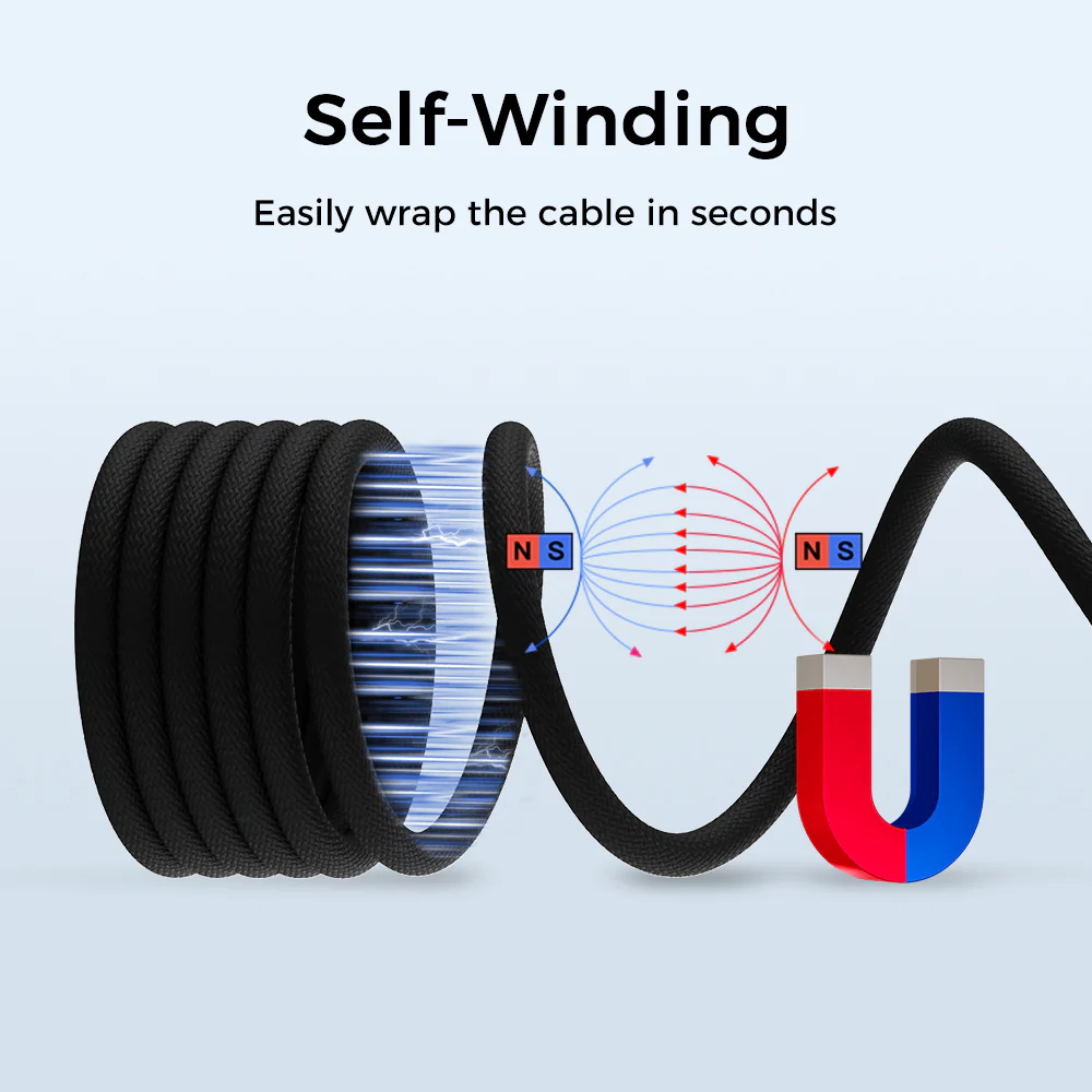 Magnetic Type C 100W Cable
