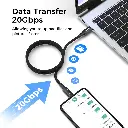 Magnetic Type C 100W Cable