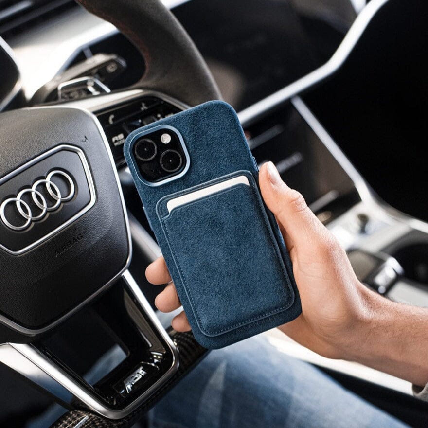 MagSafe Wallet - Alcantara - Purple