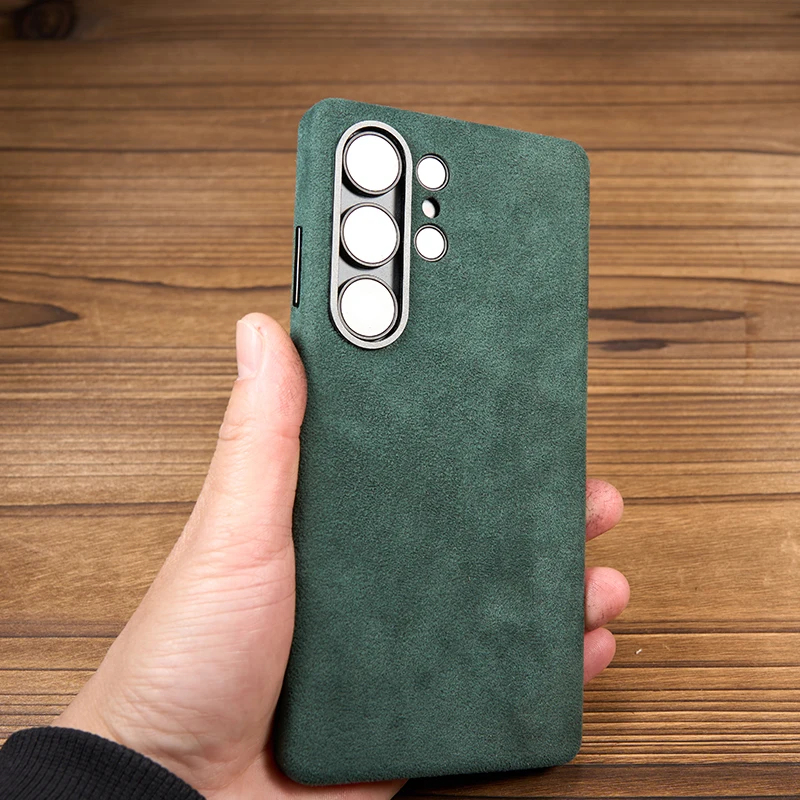 S25 Ultra - Alcantara Case - Maroon