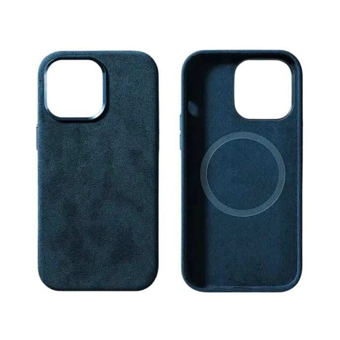 iPhone 15 Pro - Alcantara Case - Ocean blue