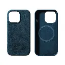 iPhone 15 Pro - Alcantara Case - Ocean blue