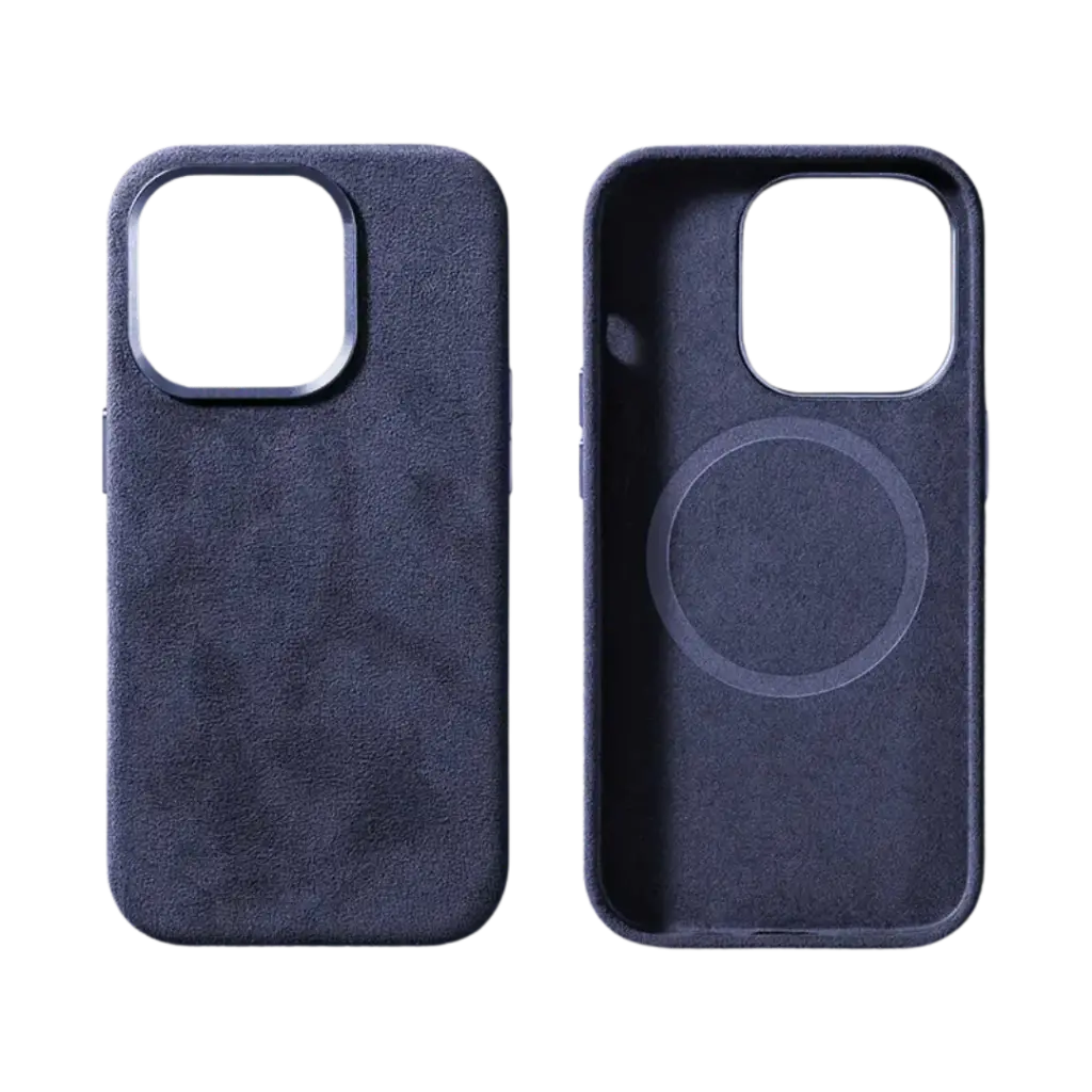 iPhone 15 Pro - Alcantara Case- Midnight Purple