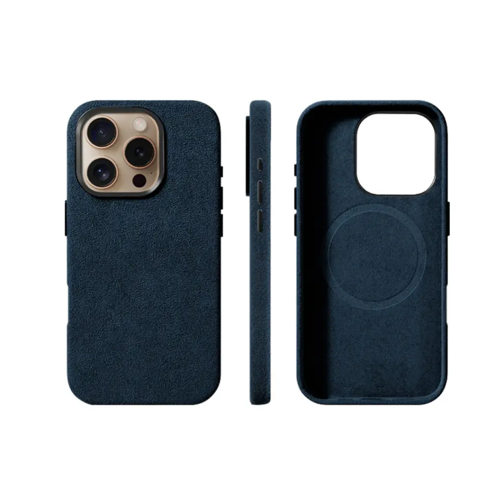 Phone 16 Pro - Alcantara Case - Ocean blue