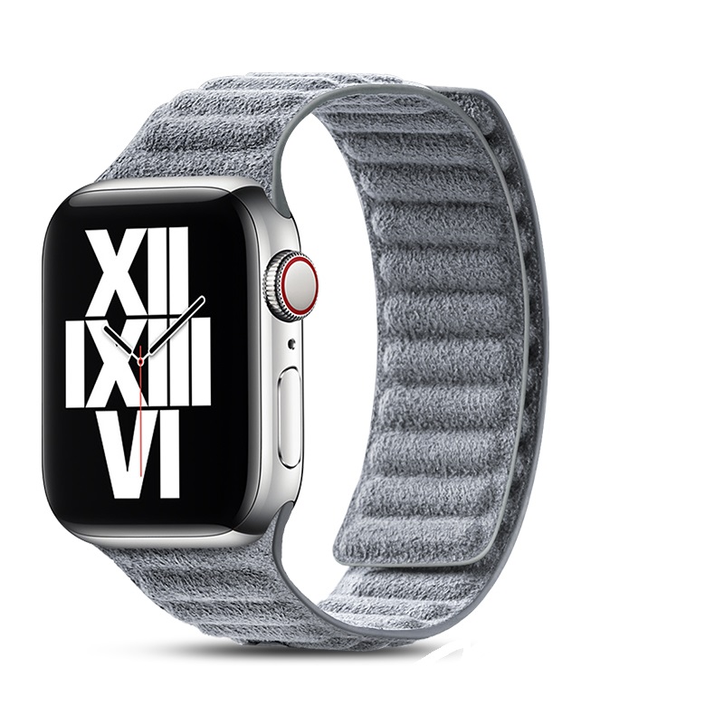 Apple Watch Strap - Alcantara Case - Grey