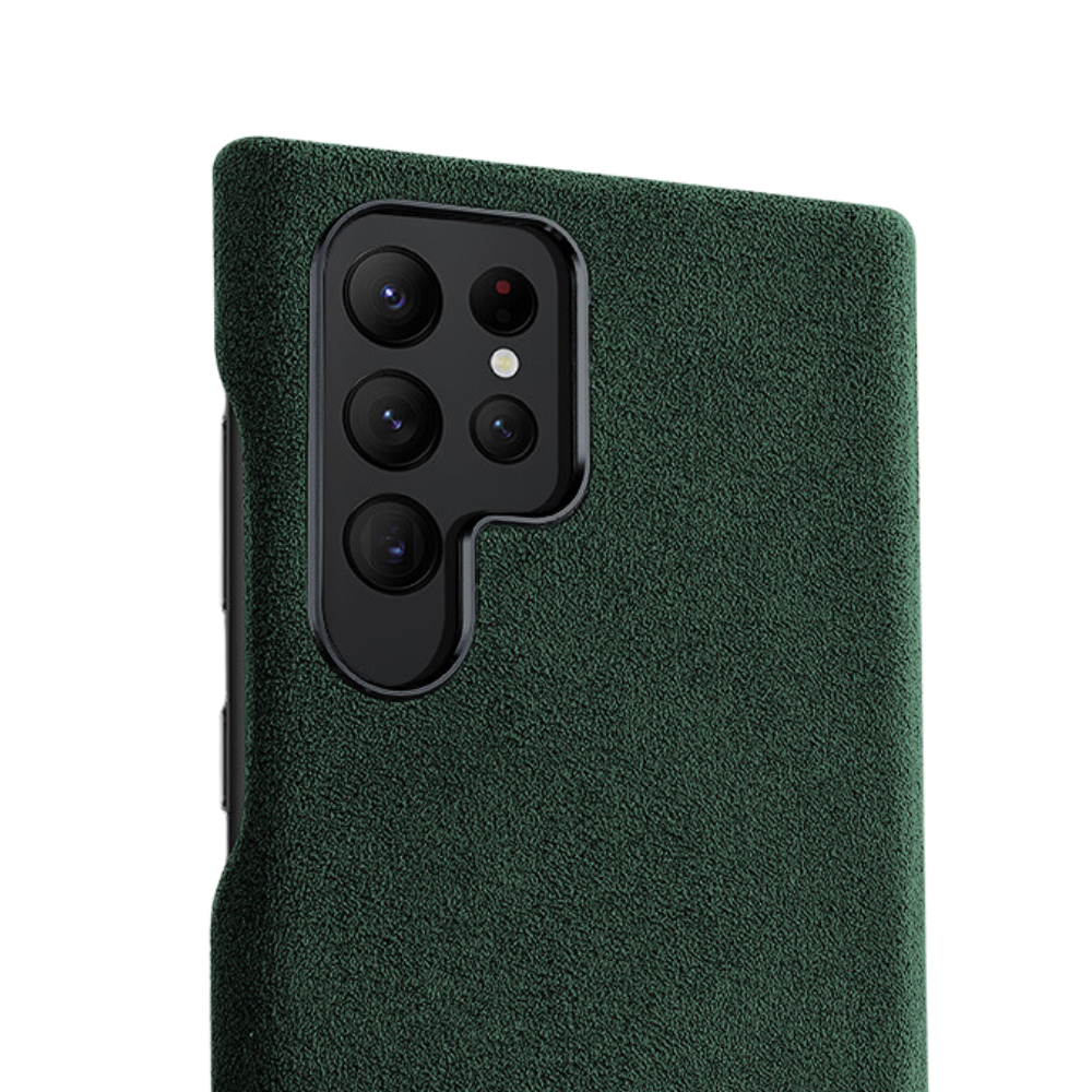 Samsung S23 Ultra - Alcantara Case - Green