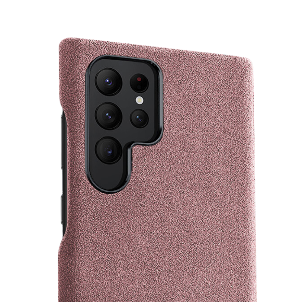 Samsung S23 Ultra - Alcantara Case - Pink
