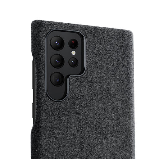 [MC-BLKSMG23U-SPC] Samsung S23 Ultra - Alcantara Case - Black