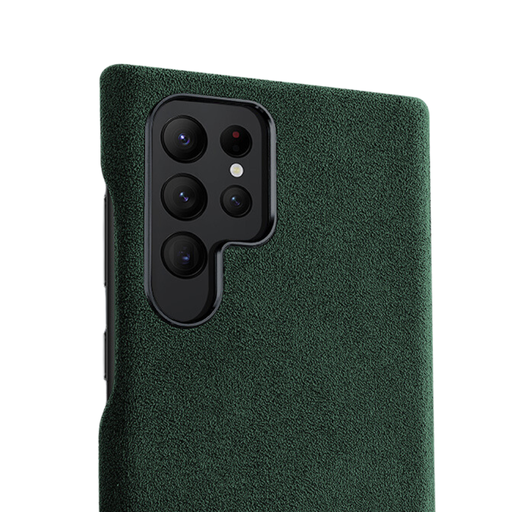 [MC-DGRSMG23U-SPC] Samsung S23 Ultra - Alcantara Case - Green